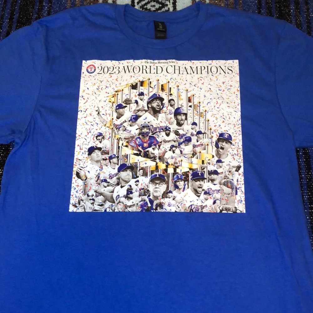 NEW Texas Rangers 2023 World Series Champions Tee Shirt